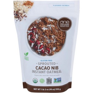 One Degree Organic Oats Sprouted Cacao Nib -18 oz - 1 of 1
