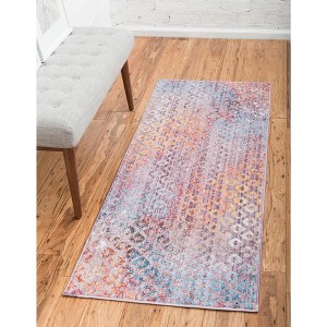 Unique Loom    Rainbow Spectral Area Rug - 1 of 4