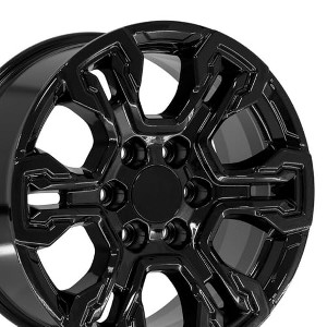 OE Wheels CV65 18 Inch Rim Fits Silverado 1500 ZR2 Style 6x139.7 18x8.5 Gloss Black - Hollander 14089 (1) - 1 of 4