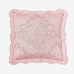 BrylaneHome Amelia Euro Sham - Euro, Pale Rose - 1 of 3
