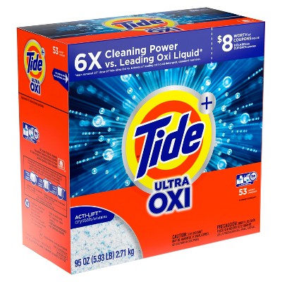 Tide Plus Ultra Oxi Powder Laundry Detergent - 95oz - Target