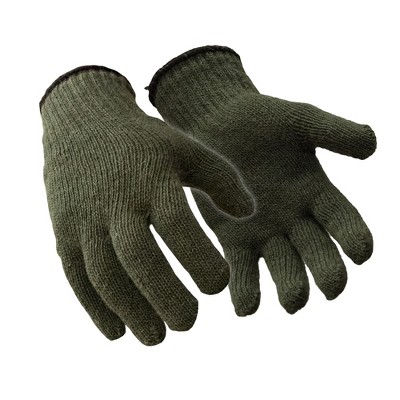 Minus33 Merino Wool Fingerless Gloves Lightweight - Olive Drab Green