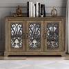 Galano Calidia Wood 45.7 in. 3 Door Sideboard with Adjustable Shelves - 4 of 4