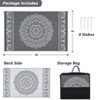 Waterproof Outdoor Rug UV-Resistant Plastic Straw Rug for Patio - 3 of 4