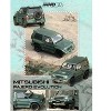 Mitsubishi Pajero Evolution RHD (Right Hand Drive) Satin Green Metallic 1/64 Diecast Model Car by Inno Models - 2 of 4