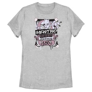 Women's Pokemon Mewtwo Ready for Battle T-Shirt - 1 of 4