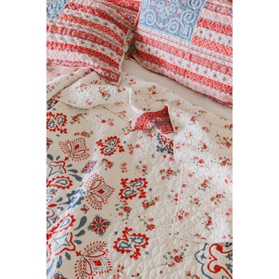 JG Co. by Amie and Jolie Sikes Boho Americana Quilt Set 3Pc Floral - Jg By Amie And Joie Sikes — фото 7