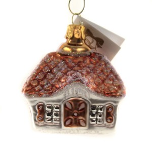 Golden Bell Collection 2.75 In Czech Gingerbread House Ornament Christmas Cookie Tree Ornaments - 1 of 3