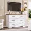 Modern Dresser Cabinet with Metal Handle and Anti-Collapse Safety Design, 47.2" Dresser Cabinet for Bedroom Entryway, Living Room - 4 of 4