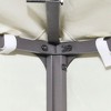 VidaXL Gazebo Top Cover 1 oz/ftÂ² 9.8'x9.8' Cream White - 4 of 4