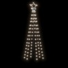 vidaXL Christmas Tree with Spike Cold White 108 LEDs 6 ft - 4 of 4