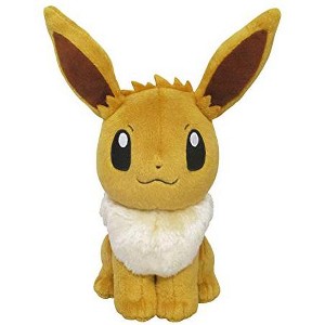 Sanei Pokemon All Star Series Eevee Stuffed Plush, 8", Brown (PP07) - 1 of 4