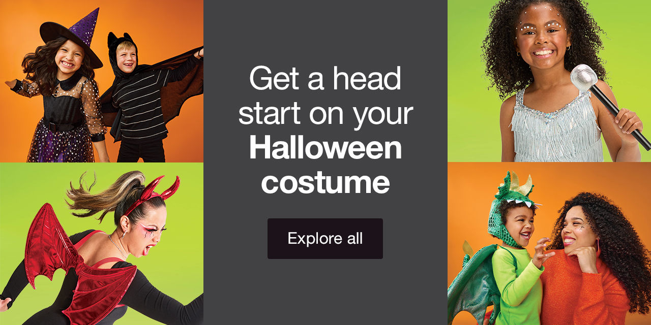 Get a head start on your Halloween costume Explore all >