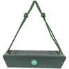 Birds Choice Color Pop Collection Recycled Plastic Hanging Tray Bird Feeder 11.25" - Evergreen: UV & Weather-Resistant - 3 of 4