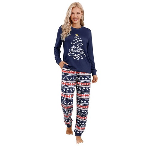 Christmas Pajamas For Family Christmas Pjs Matching Sets For Adults Kids Holiday Xmas Sleepwear Set Target