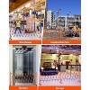 COZONY Expandable Metal Barricade with Casters, Adjustable Traffic Fence, Multiple Sizes Folding Safety Barrier Gate - Portable & Retractable - 2 of 4