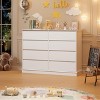8 Drawer Dressers for Bedroom, Chest of Drawers with Deep Drawers, Large Double Dresser for Closet with Wide Top, Horizontal Wooden Dresser for Living - 3 of 4