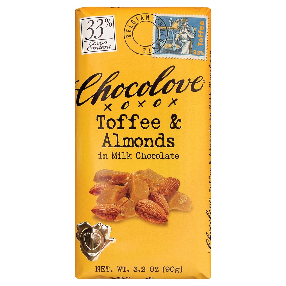 UPC 716270001349 product image for Chocolove Toffee & Almond in Milk Chocolate - 3.2oz | upcitemdb.com