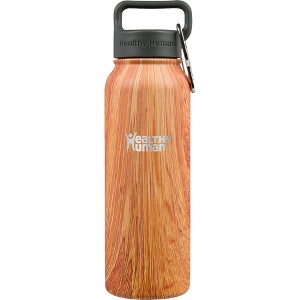 Healthy Human Stainless Steel Water Bottle |(Natural Wood, 21 oz/ 621 ML) - 1 of 4