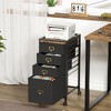 Drawer Mobile File Cabinet, Rolling Printer Stand, Vertical Filing Cabinet - 3 of 4