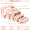 Itopfox 5-Piece Clear Waterproof Travel Organizer Set, TSA Approved Toiletry & Makeup Bags for Women & Kids, Multi-Size Design - 2 of 4