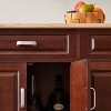 NicBex Rolling Kitchen Island Cart with Cabinet and Drop Leaf Countertop,Kitchen Island on Wheels with Rack,Island Table for Kitchen - 4 of 4