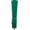 Allegra K Women's Rhinestone Crystal Chain Pointed Toe Stiletto Heels Knee High Boots - 4 of 4