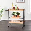 Claverdon Rolling Bar Cart - HZ1167040 - Natural - SEI - 2 of 4