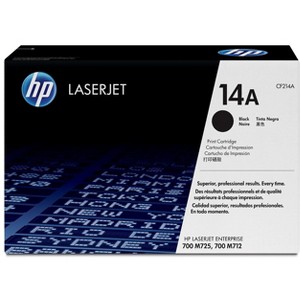 HP Inc. 14A Black Original LaserJet Toner Cartridge, ~10,000 pages, CF214A - 1 of 4