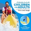 SereneLife Person Inflatable Banana Boat, Includes Storage Bag, Foot Pump, and Repair Kit, Tough and Thick, Reinforced Seats and Foot Areas - 4 of 4