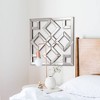 Howard Elliott 20"x20" Moira Decorative Accent Lattice Square Wall Mirror: Modern Style, Wood Frame, No Assembly Required - 2 of 4