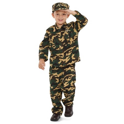 Dress Up America Deluxe Army Dress Up Costume Set - Large