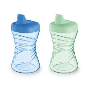 NUK 10 fl oz Fun Grips Hard Spout - Blue/Green - 2pk - 1 of 4