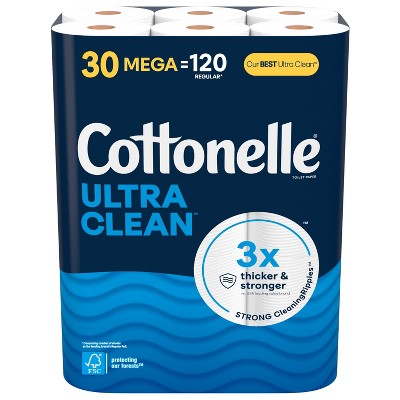 Cottonelle Ultra Clean Strong Toilet Paper, 1 of 16