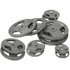 Sapphtopaz Standard Cast Iron Weight Plates for Barbell, 1-Inch Barbell Plates for Strength Training in Home & Gym, Multiple Weights - 2 of 4