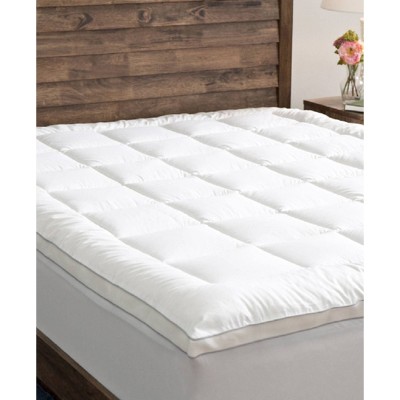 Full White Down Alternative Mattress Pad with 300 Thread Count