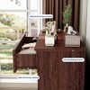 5 Drawer Dresser for Bedroom, Wooden Chest of Drawers with Metal Handles, Clothes Storage Organizer, Dresser Narrow Nightstand for Bedroom - 4 of 4