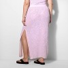 Women's Rose Pointelle Sweater Maxi Skirt - Wild Fable™ - 3 of 3