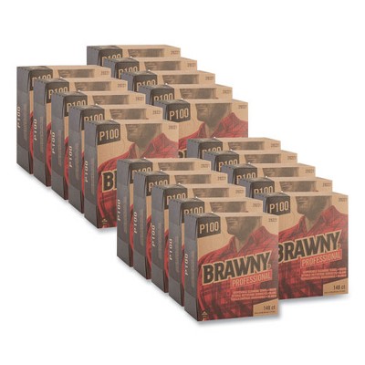 Brawny Professional Light Duty Paper Wipers, 2-Ply, 8 x 12.5, White, 148 / Box, 20 Boxes / Carton