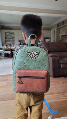 Nintendo The Legend Of Zelda Leather 11 Mini Backpack - Green/brown :  Target