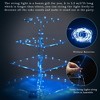 Four-Tier Acrylic Cupcake Stand, Large Cupcake Tray + LED String Lights Top Choice for Wedding & Birthday Party Decorations - 4 of 4
