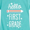 Girls' - Instant Message - Hello First Grade Fitted Short Sleeve Graphic T-Shirt - 2 of 4