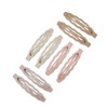 scünci Scalloped Edge Hair Snap Clips - Neutral - All Hair - 8pk - 4 of 4