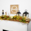 Northlight Hydrangea, Pib Berry and Maple Floral Artificial Fall Harvest Garland - 5' x 10" - 3 of 4