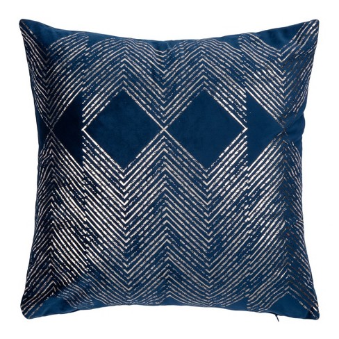 Sarla Pillow - Navy/grey - 18