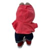 Red Hoodie and Jeans Outfit with High-Top Sneakers for 17.5 Labubu Dolls - 3 of 4