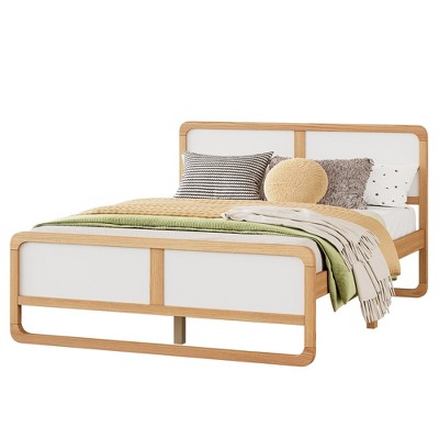 Dexmalle Modern Style Solid Wood Platform Bed for Kids