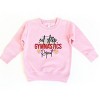 The Juniper Shop Eat Sleep Gymnastics Repeat Toddler Sweatshirt - 3 of 4