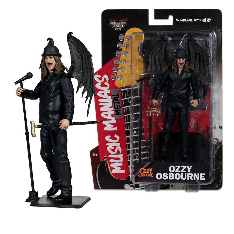 McFarlane Toys Music Maniac Metal Ozzy Osbourne 6&#34; Action Figure, 5 of 12