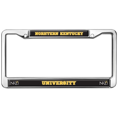 Northern Kentucky School Logo Full Size Standard License Plate Metal Frame